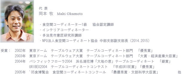 岡本牧　プロフィール